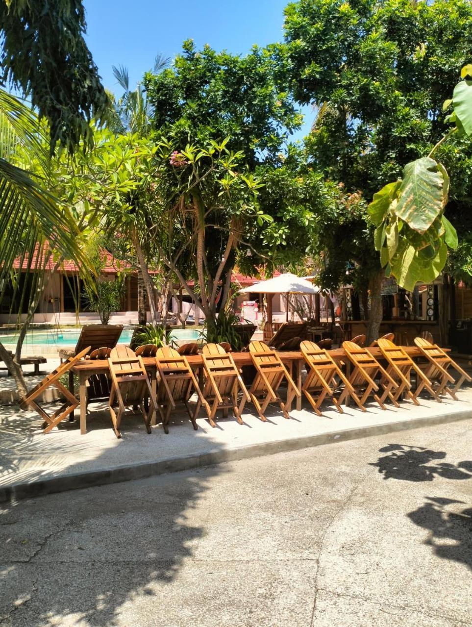 Jati Village, Party Hostel And Bungalows Gili Trawangan Eksteriør bilde