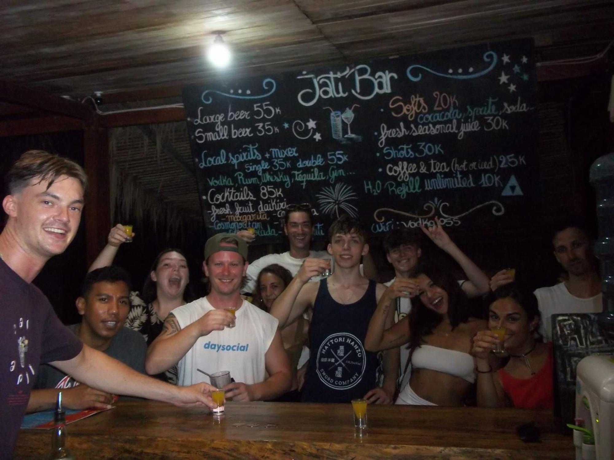 Jati Village, Party Hostel And Bungalows Gili Trawangan Eksteriør bilde