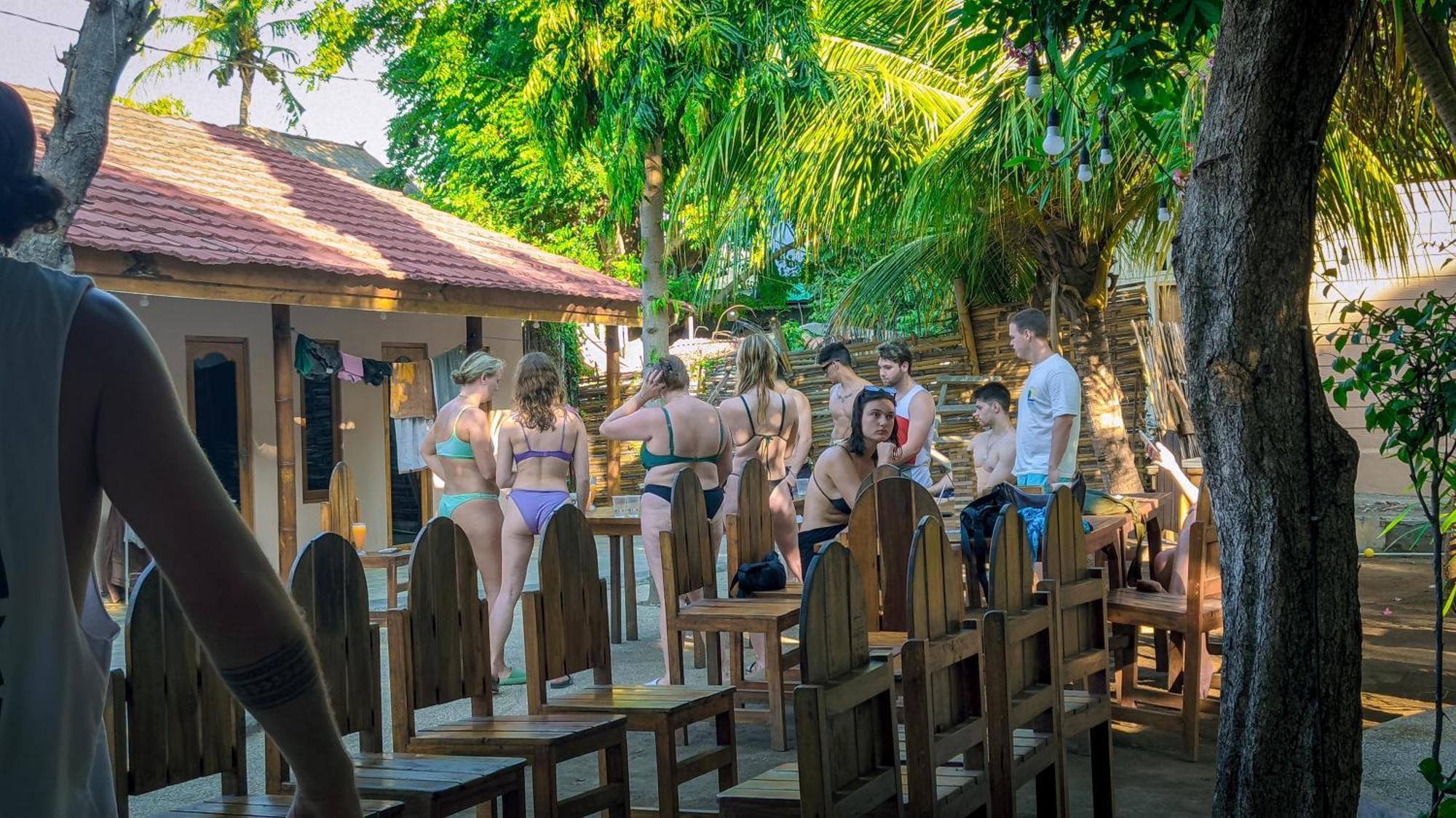 Jati Village, Party Hostel And Bungalows Gili Trawangan Eksteriør bilde